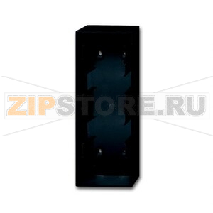 Коробка для открытого монтажа, трехместная, чёрная ABB 2CKA001799A0956 