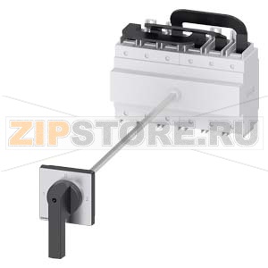 ПЕРЕКЛЮЧАТЕЛЬ 3-ПОЛЮСА IU=250A, P/AC-23A AT 400V=132KW FRONT MOUNTING FOUR-HOLE MOUNTING KNOB BLACK, NOT LOCKABLE Siemens 3LD2418-7UK01 