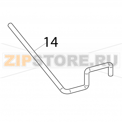 Black rubber pipe Ø17*10 Fagor VPE-101 Black rubber pipe Ø17*10 Fagor VPE-101Запчасть на деталировке под номером: 14Название запчасти Fagor на английском языке: Black rubber pipe Ø17*10 VPE-101.