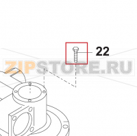 Screw M6x16 Bear Varimixer RN20 VL-2                                                                          