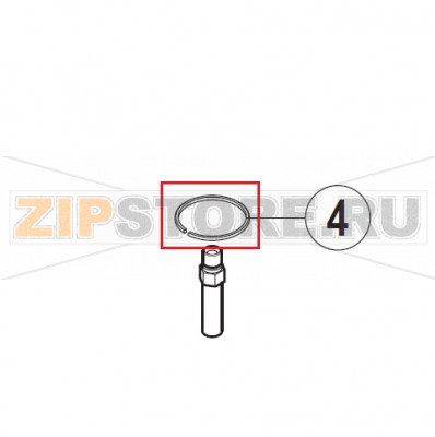 Gasket Hobart UXT-10A                                                                                   Gasket Hobart UXT-10AЗапчасть на сборочном чертеже под номером: 4Название запчасти на немецком языке языке: Gasket Hobart UXT-10A
