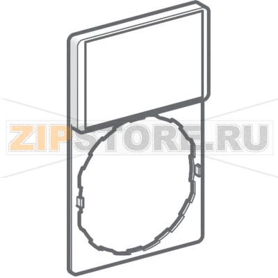 Держатель (Д x Ш) 30 мм x 40 мм, черный, красный 1 шт. Schneider Electric ZBZ32 