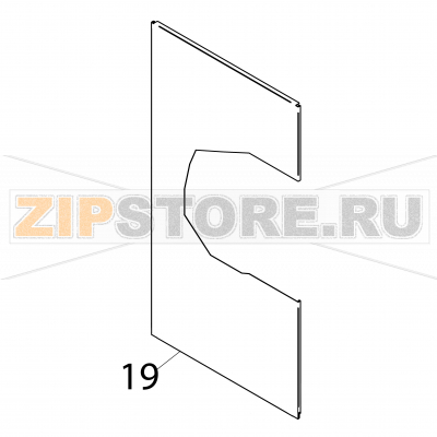 Left panel Fagor VG-201 Left panel Fagor VG-201Запчасть на деталировке под номером: 19Название запчасти Fagor на английском языке: Left panel VG-201.