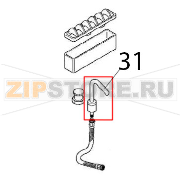 Water spout Angelo Po 1A1PI2G Water spout Angelo Po 1A1PI2GЗапчасть на деталировке под номером: 31