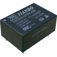 Реле электромагнитное 12 В/DC, 16 А, 1 шт Tianbo TRCD-L-12VDC-S-H