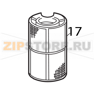 Filtro per pompa di scarico Elettrobar Fast 161 DP Filtro per pompa di scarico Elettrobar Fast 161 DPЗапчасть на деталировке под номером: 17