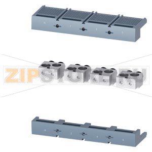 WIRE CONNECTOR 2 CABLES WITH CONTROL WIRE TAP 4 PCS. ACCESSORY FOR: 3VA15/25 1000 Siemens 3VA9504-0JG23 