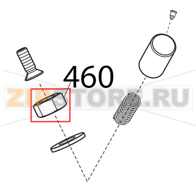 Dado es. DIN934, M8 Sirman Canova 300 Dado es. DIN934, M8 Sirman Canova 300Запчасть на деталировке под номером: 460