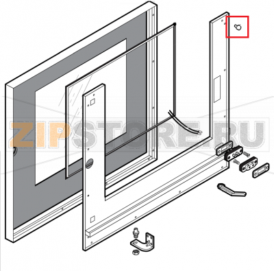 Glass silicon spacers Lainox VE061D   Glass silicon spacers Lainox VE061DЗапчасть на сборочном чертеже под номером: 16Название запчасти на английском&nbsp;языке: Glass silicon spacers Lainox VE061D