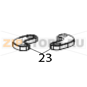 Media holder base-3, MOQ 5 pcs TSC TDP-324 Media holder base-3, MOQ 5 pcs TSC TDP-324Запчасть на деталировке под номером: 23