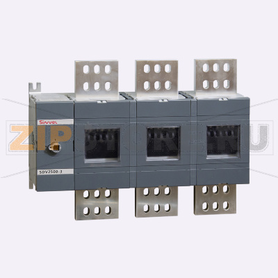 Выключатель-разъединитель 2500 А, 3Р, выносная металлическая ручка Sinvel SDV2500-3SH 