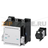 КОНТАКТОР ТИПОРАЗМЕР 14, 3-ПОЛЮСА AC-3, 335КВТ, 400/380V (690V) ДОПОЛНИТЕЛЬНЫЕ КОНТАКТЫ 33 (3НО+3НЗ) С 3TC44174A РЕВЕРСИВНЫМ ПУСКАТЕЛЕМ И ПОСЛЕД. РЕЗИСТОР ЦЕПЬ ПОСТ. ТОКА НИЗКОГО ПОТРЕБЛЕНИЯ DC 125V Siemens 3TF6833-1DG4