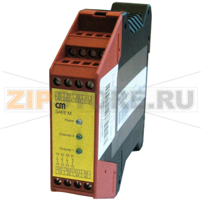 Реле безопасности 24 В/DC, 24 В/AC CM Manufactory SAFE M.1 