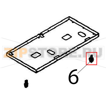 Connector 9-pole Angelo Po 04WPEBV Connector 9-pole Angelo Po 04WPEBVЗапчасть на деталировке под номером: 6