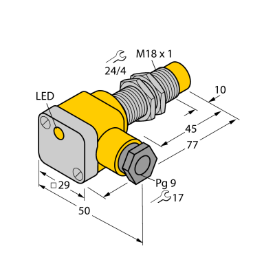 Датчик индуктивный Turck NI12U-EG18SK-VN4X 