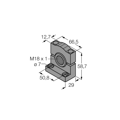 Кронштейн монтажный Turck SMB3018SC 