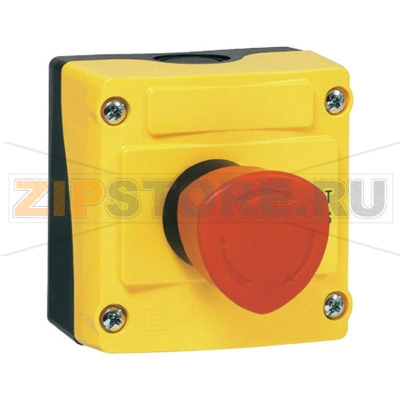 Кнопка аварийной остановки в корпусе 240 В/AC, 2.5 А, IP66, 1 шт Baco LBX17202 
