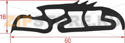 GASKET LOWER OVEN DOOR 610 mm 