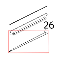 Prof. salva-goccia inox Unox XV 703G