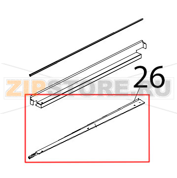 Prof. salva-goccia inox Unox XV 703G Prof. salva-goccia inox Unox XV 703GЗапчасть на деталировке под номером: 26