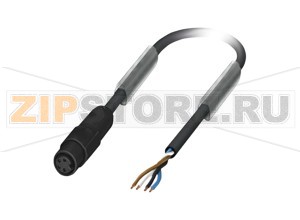 Кабель датчика-исполнительного устройства Female connector V31-GR-10M-PUR Pepperl+Fuchs Описание оборудованияFemale cordset, snap locking, 4-pin, PUR cable