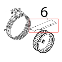 Divisorio carter aria inox Unox XVC 204