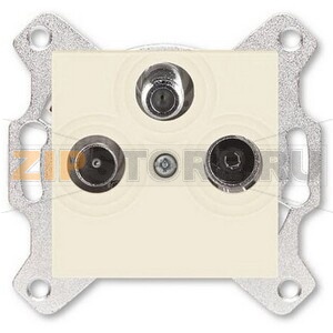 Розетка TV-R-SAT, слоновая кость ABB 2CHH083303A6017 