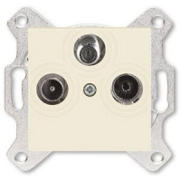 Розетка TV-R-SAT, слоновая кость ABB 2CHH083303A6017