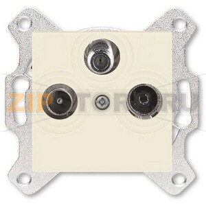 Розетка TV-R-SAT, слоновая кость ABB 2CHH083303A6017 