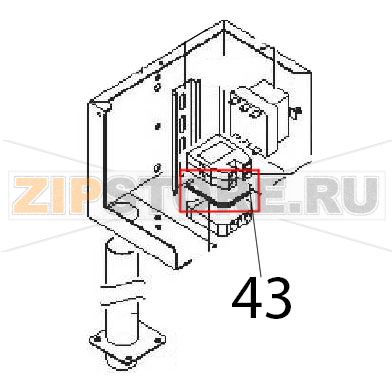 Screen color Angelo Po 1G1PE1EV Screen color Angelo Po 1G1PE1EVЗапчасть на деталировке под номером: 43