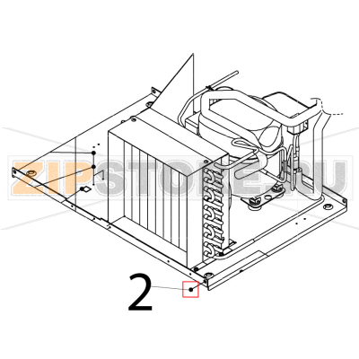 Truss head tapping screw T2 6*16 Hoshizaki IM-65NE Truss head tapping screw T2 6*16 Hoshizaki IM-65NEЗапчасть на деталировке под номером: 2