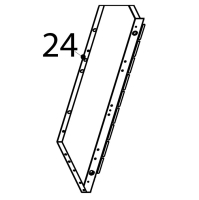 Left side panel L7 Tecnoinox FR70E7