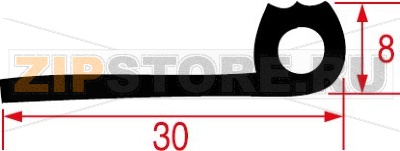 ПРОКЛАДКА ДВЕРЦЫ 3000 ММ 