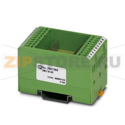 Сборный модуль Phoenix Contact EMG 50-B9 состоит из корпуса, клеммных колодок MKDS 3 и печатной платы.Минимальный заказ: 5 шт.Упаковка: 5 шт.