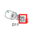 Plane washer,Φ6.2*Φ13*1.0t/mm Godex T10