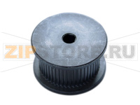Assembly, platen pulley (8 dots/mm and 12 dots/mm) Zebra 105SE