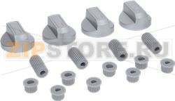 KNOB KITCHEN SET 4Pcs. MODERN LINE WITH 