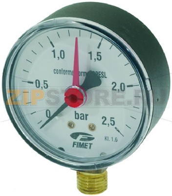 МАНОМЕТР 63 ММ 0÷2,5BAR 1/4" 