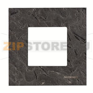 Рамка одноместная, двухмодульная, натуральный сланец ABB 2CLA227100N2201 