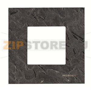 Рамка одноместная, двухмодульная, натуральный сланец ABB 2CLA227100N2201 