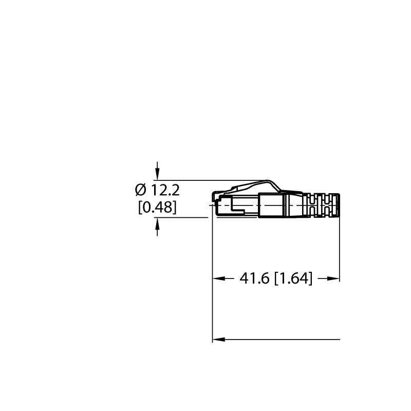 Кабель Ethernet Turck RJ45S-4422-25M 