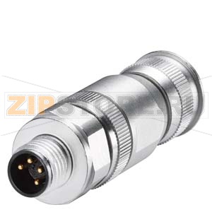 M8-СОЕДИНИТЕЛЬ ДЛЯ ET-ПОДКЛЮЧЕНИЯ, 4Х-ПОЛЮСНЫЙ, ЭКРАН Siemens 6ES7194-2AB00-0AA0 