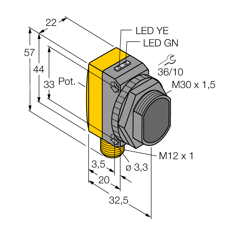 Датчик фотоэлектрический Turck QS30LPQ 