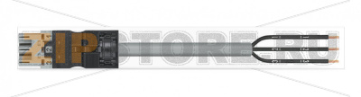 pre-assembled connecting cable; Eca; Plug/open-ended; 3-pole; Cod. B; H05VV-F 3 x 2.5mm; 3 m; 2,50 mm; gray Wago 771-4993/207-303 Protected against mismating and maintenance-freeAdditional variable coding is possible.Components can be clearly printed on and color-coded to meet custom requirements....