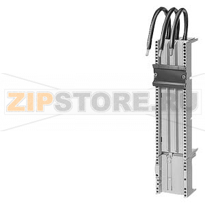 ШИННЫЙ АДАПТЕР-ДЕРЖАТЕЛЬ, 60MM SYSTEM, WITH 1 MOUNTING RAIL 35MM, UP TO 56A FOR 1 CONTACTOR WITH OVERLOAD RELAY 3R SIZE S2, LENGTH 182MM Siemens 8US1261-5FM08 