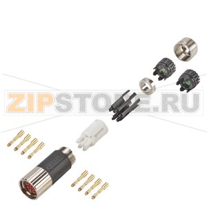 СИЛОВОЙ ШТЕКЕР ТИПОРАЗМ. 1, 6-ПОЛ., ГНЕЗДО, НАКИДНАЯ ГАЙКА 1 Х 6-ПОЛ. ИЗОЛ. ЭЛЕМЕНТ 8 Х ГНЕЗД. КОНТ.( 1-2,5 ММ2) 2 Х КАБЕЛЬН. ЗАЖИМ Siemens 6FX2003-0LU00 