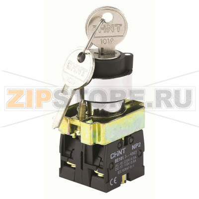 Переключатель, 3 положения, 1НО, IP40 Chint NP2-EG51 