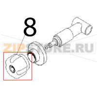 Manopola anello rosso Angelo Po 1G1CP2G