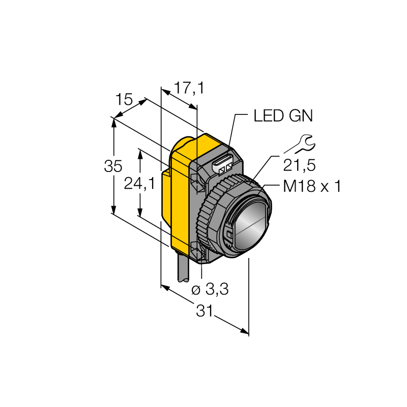 Датчик фотоэлектрический Turck QS186LE12 