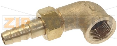 КОЛЕНЧАТЫЙ КОНЦЕВОЙ ФИТИНГ ДЛЯ ШЛАНГА 